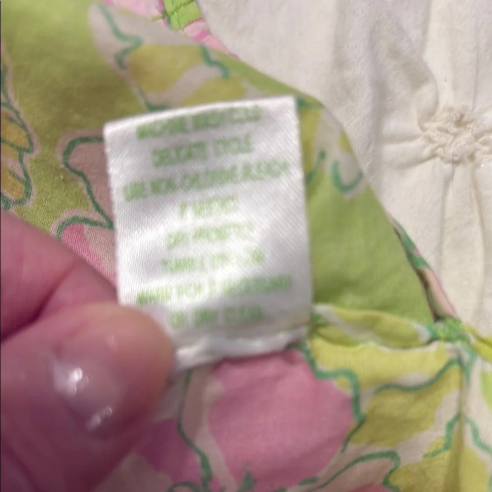 Lilly Pulitzer Green Floral Tunic - XS - Picture 12 of 13